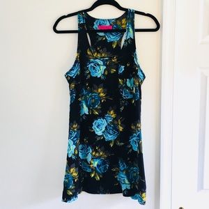 Betsey Johnson | Floral Tank Tunic | Racerback